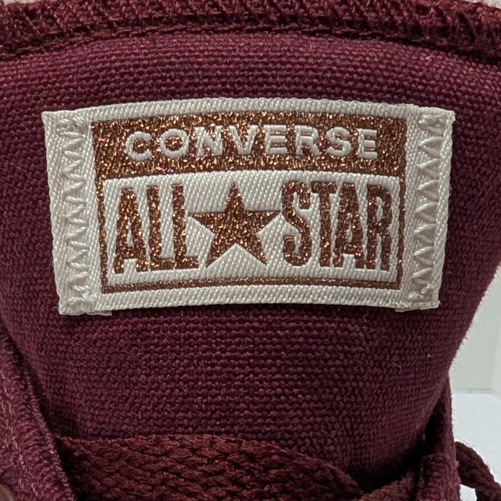Converse 561739F Women's Madison Ox Low Top Sneaker in Dark Burgundy - Picture 5 of 16